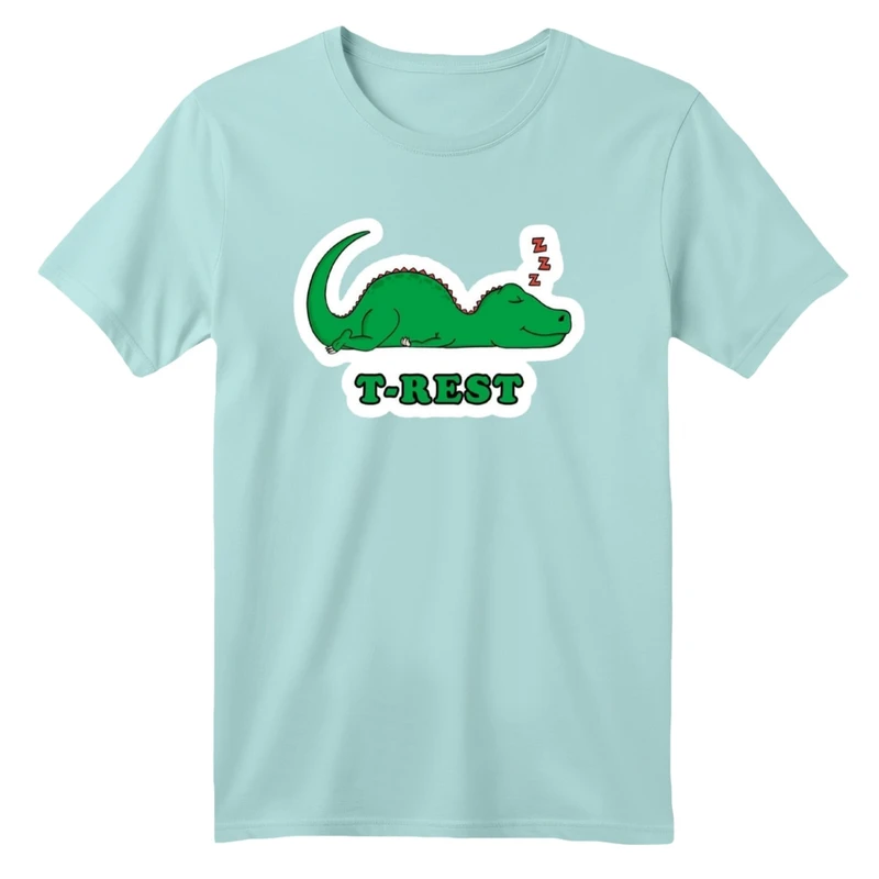 تی شرت آستین کوتاه بچگانه مدل دایناسور خسته