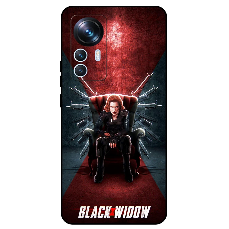 کاور مگافون طرح بیوه سیاه مدل 5423 مناسب برای گوشی موبایل شیائومی 12 Pro