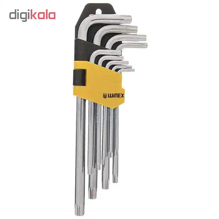 مجموعه 9 عددی آچار آلن ستاره ای وینکس مدل EH2575