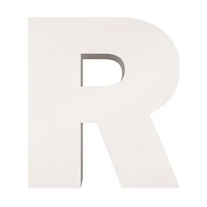 ماکت دکوری طرح حروف برجسته کد R-MEDIUM