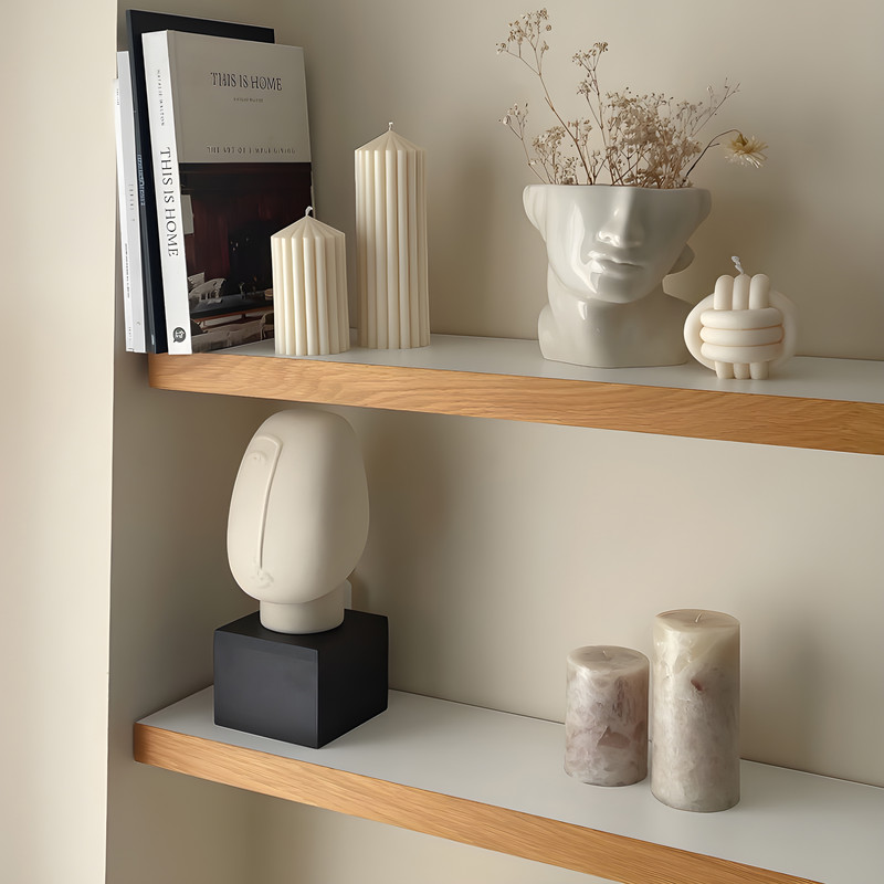 قالب شمع مدل استوانه‌ شياردار کد 10