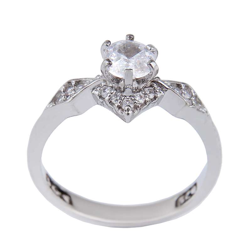 انگشتر نقره زنانه بازرگانی میلادی مدل تک نگین برلیان تراش جواهری ابکاری رادیوم کد AWR_1627 انگشتر نقره زنانه بازرگانی میلادی مدل تک نگین برلیان تراش جواهری ابکاری رادیوم کد AWR_1627