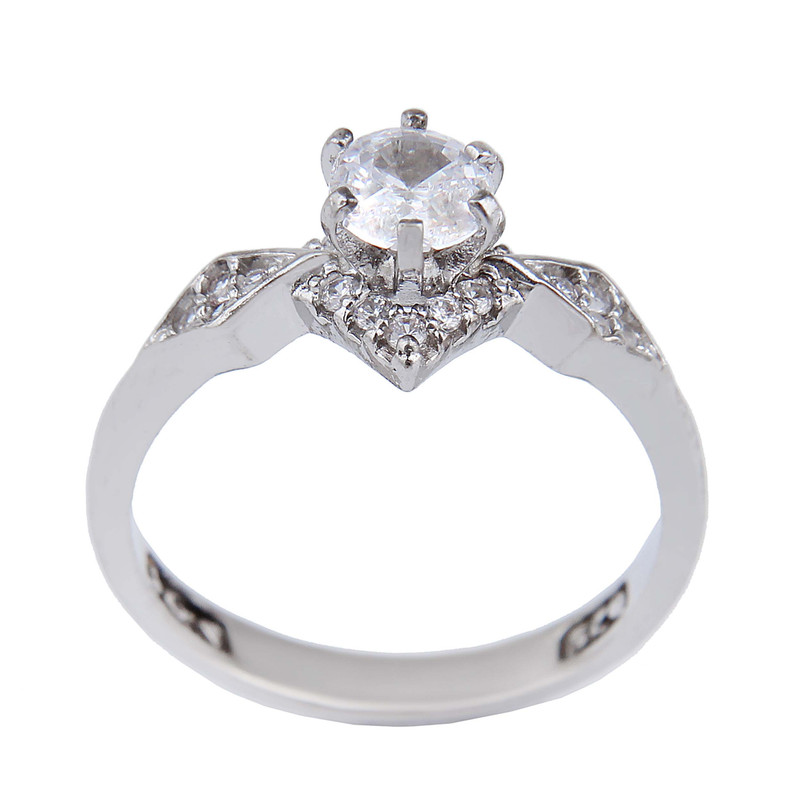 انگشتر نقره زنانه بازرگانی میلادی مدل تک نگین برلیان تراش جواهری ابکاری رادیوم کد AWR_1627 انگشتر نقره زنانه بازرگانی میلادی مدل تک نگین برلیان تراش جواهری ابکاری رادیوم کد AWR_1627