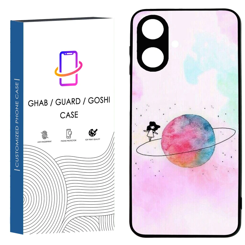 کاور قاب گارد گوشی طرح دخترانه کد 66 - TPU مناسب برای گوشی موبایل سامسونگ Galaxy A06