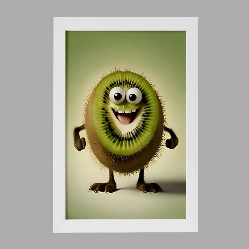 تابلو خندالو مدل کیوی بامزه کد F7504