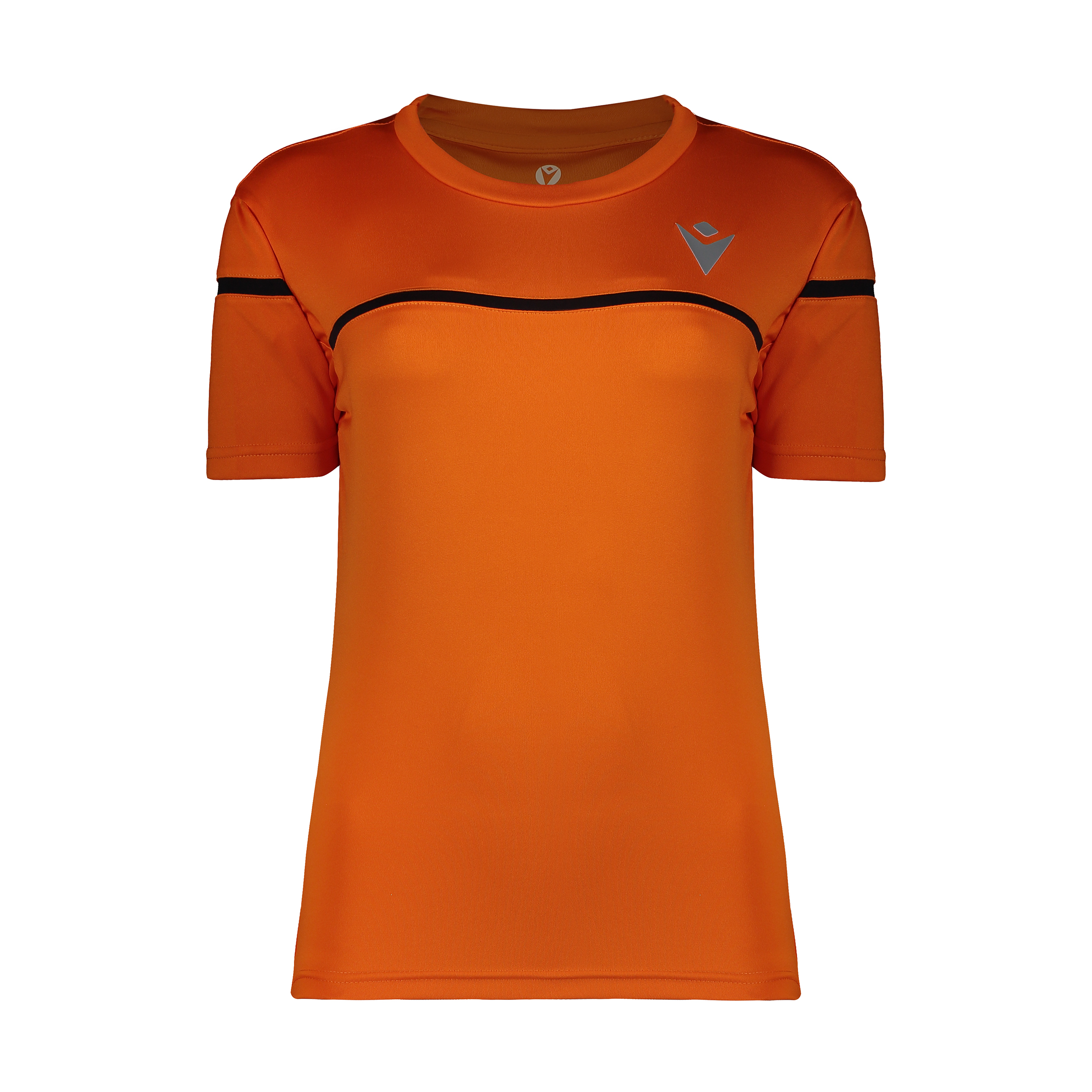 تی شرت ورزشی زنانه مکرون مدل مارگوت رنگ نارنجی