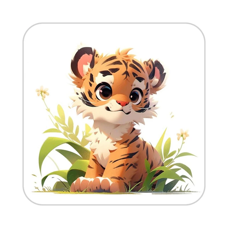 زیر لیوانی کاکتی طرح حیوانات کارتونی مدل mp28781