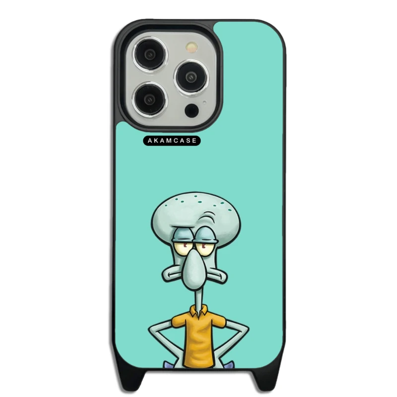 کاور آکام مدل AMC-WLA15PRO-SPONGE BOB14 مناسب برای گوشی موبایل اپل iPhone 15 Pro