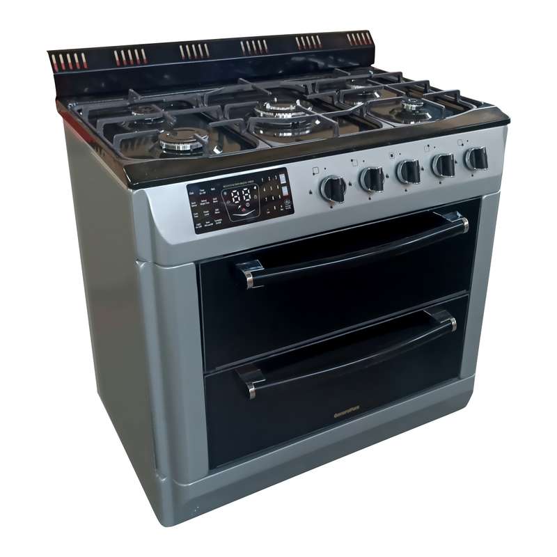 اجاق گاز کابینتی پنج شعله جنرال پارس مدل MX5S-GP-T صفحه لعاب