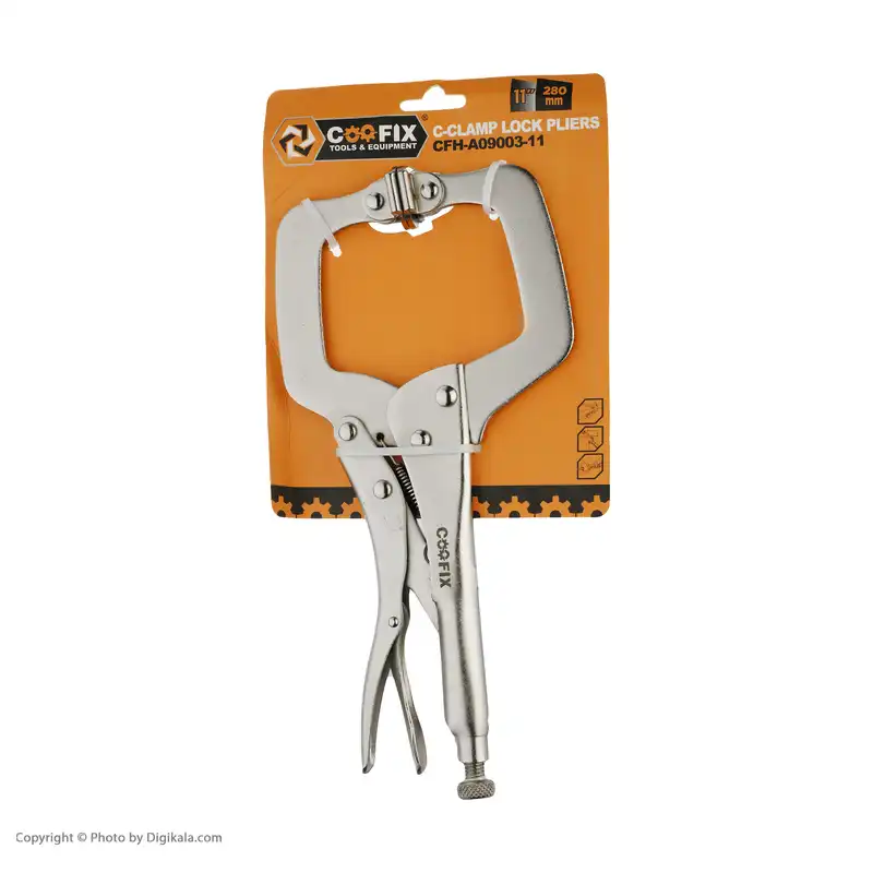 انبر قفلی ورق گیر کوفیکس مدل سی کلمپ 11 سایز 11 اینچ