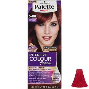 کیت رنگ مو پلت سری Intensive مدل Glowing Chestnut شماره 88-6 حجم 100 میلی لیتر رنگ فندقی