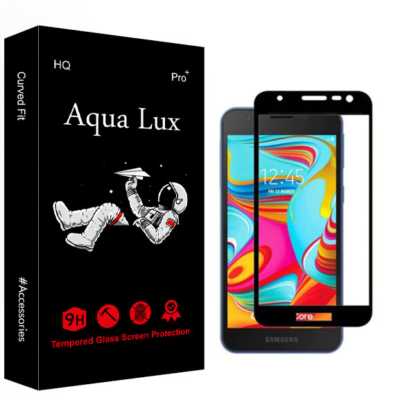 محافظ صفحه نمایش شیشه ای آکوا لاکس مدل +Pro مناسب برای گوشی موبایل سامسونگ Galaxy A2 Core