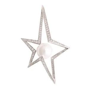 گل سینه زنانه طرح ستاره کد G3011