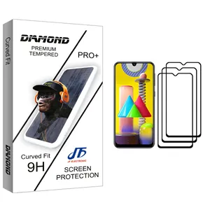 JF Diamond glass Screen Protector For Samsung Galaxy M31 Prime Pack Of 3