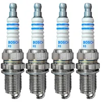 شمع خودرو بوش مدل تک پلاتین پایه کوتاه مناسب برای تیبا کوییک اطلس بسته 4 عددی