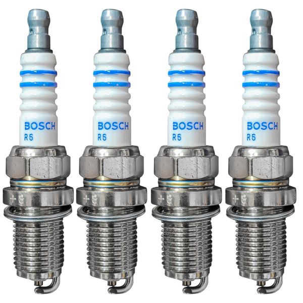 شمع خودرو بوش مدل تک پلاتین پایه کوتاه مناسب برای تیبا کوییک اطلس بسته 4 عددی