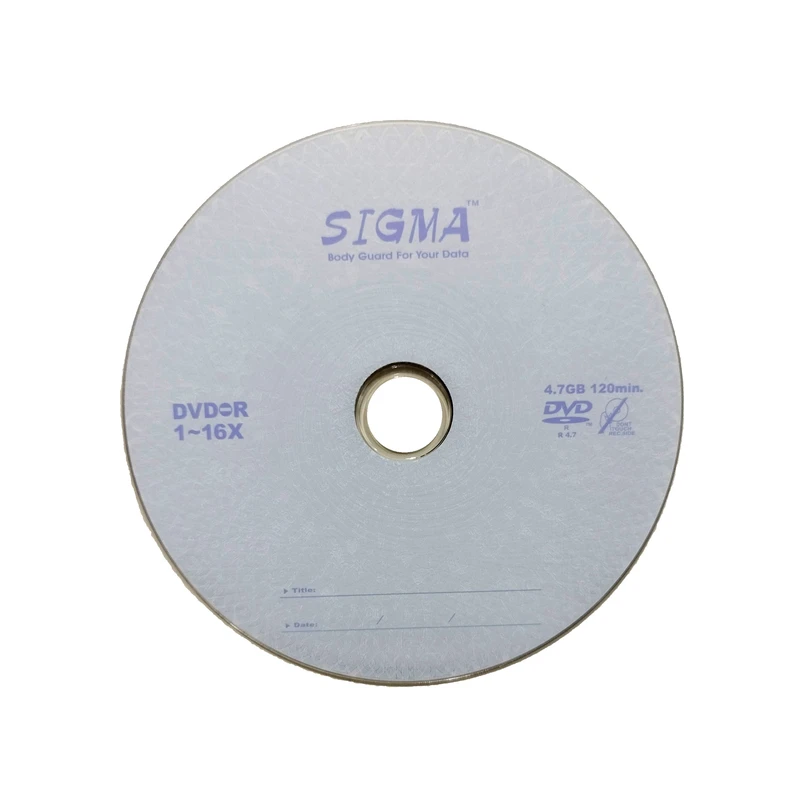 دی وی دی خام سیگما مدل D-R 16X