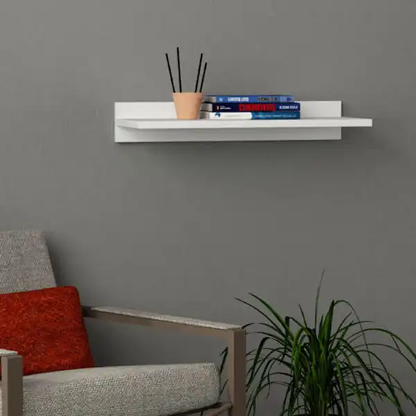 شلف دیواری فلفور کابینت مدل mp 60x23 cm