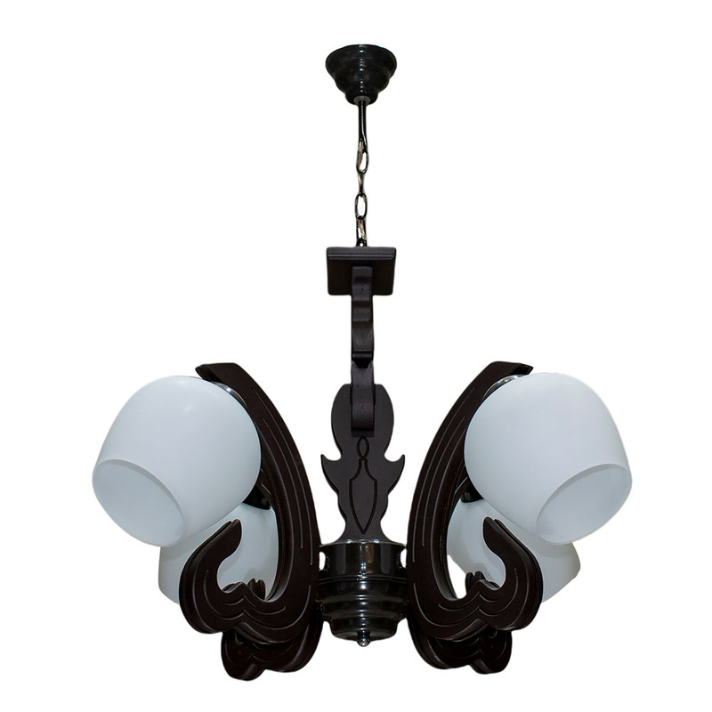 لوستر چشمه نور چهار شعله کد G677/4-BR