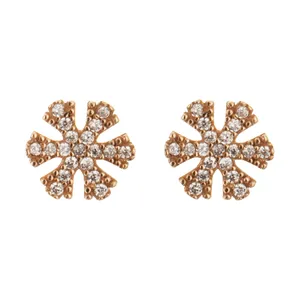 گوشواره طلا 18 عیار زنانه مایا ماهک مدل ME0969