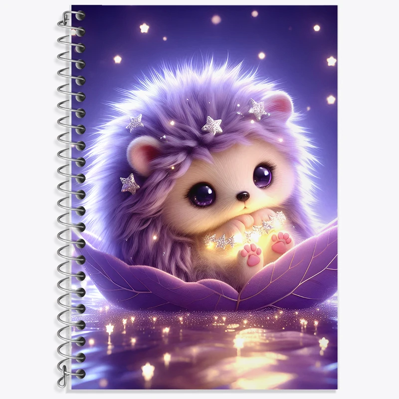 دفتر لغت 50 برگ خندالو طرح جوجه تیغی بامزه کد F5481