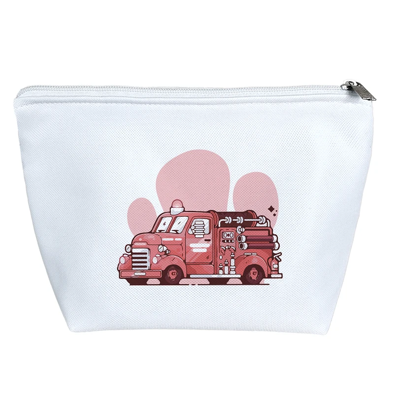 کیف لوازم آرایش دخترانه خندالو مدل ماشین آتش نشانی کد 5083