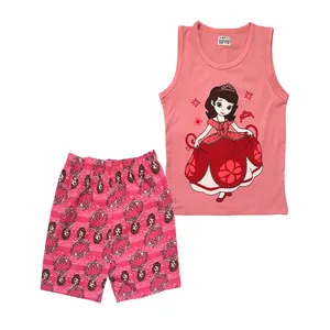 ست تاپ و شلوارک دخترانه مدل Princess