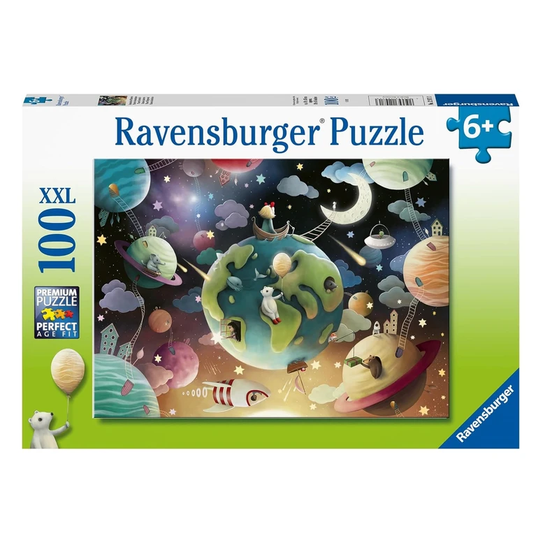 پازل 100 تکه راونزبرگر مدل Planet Playground کد 12971