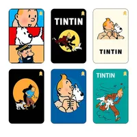 استیکر کارت کارنیکا طرح ماجراهای تن‌تن tin tin کد 79577 مجموعه 6 عددی
