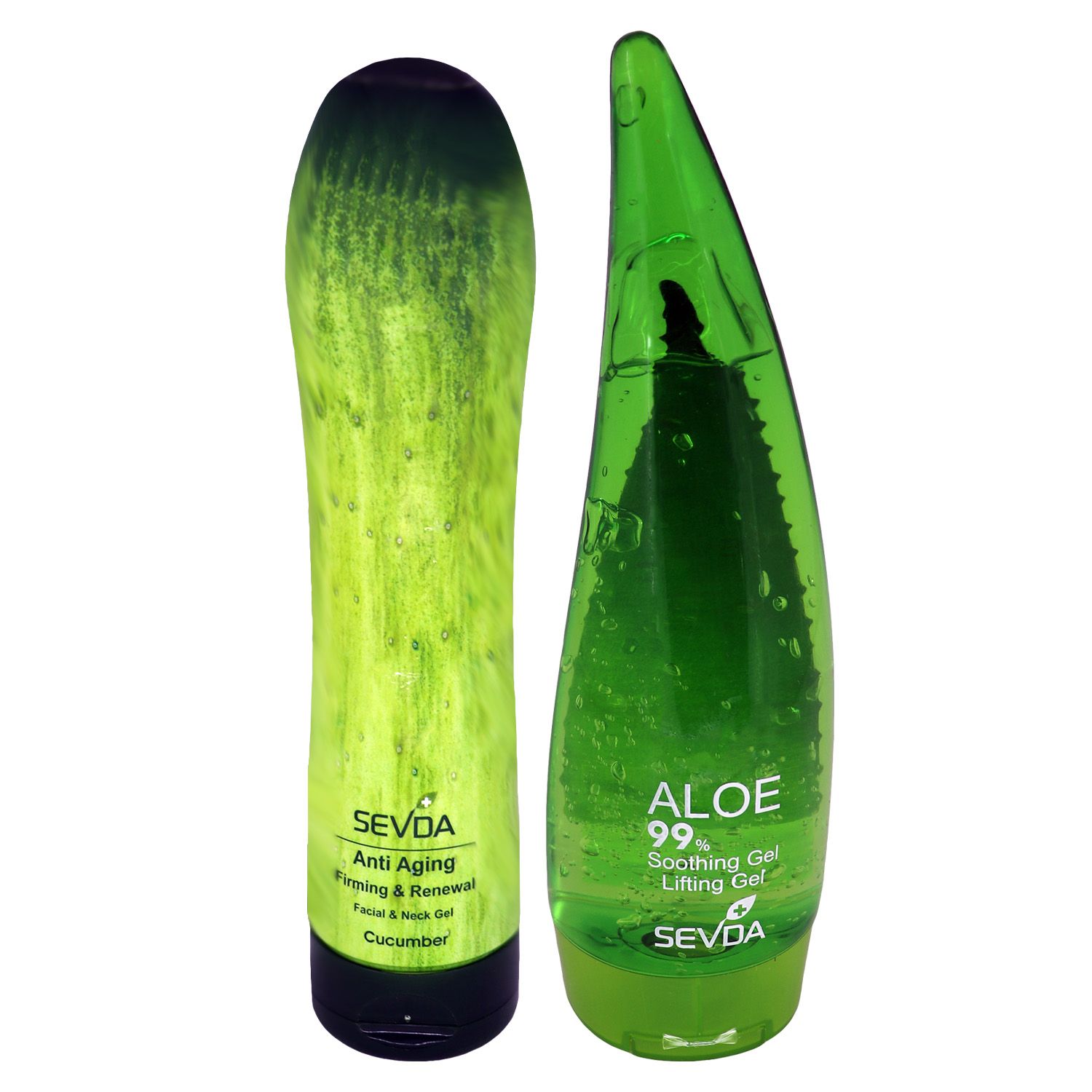 ژل ضد چروک سودا مدل Aloevera و Cucumber حجم 250 میلی لیتر -  - 1