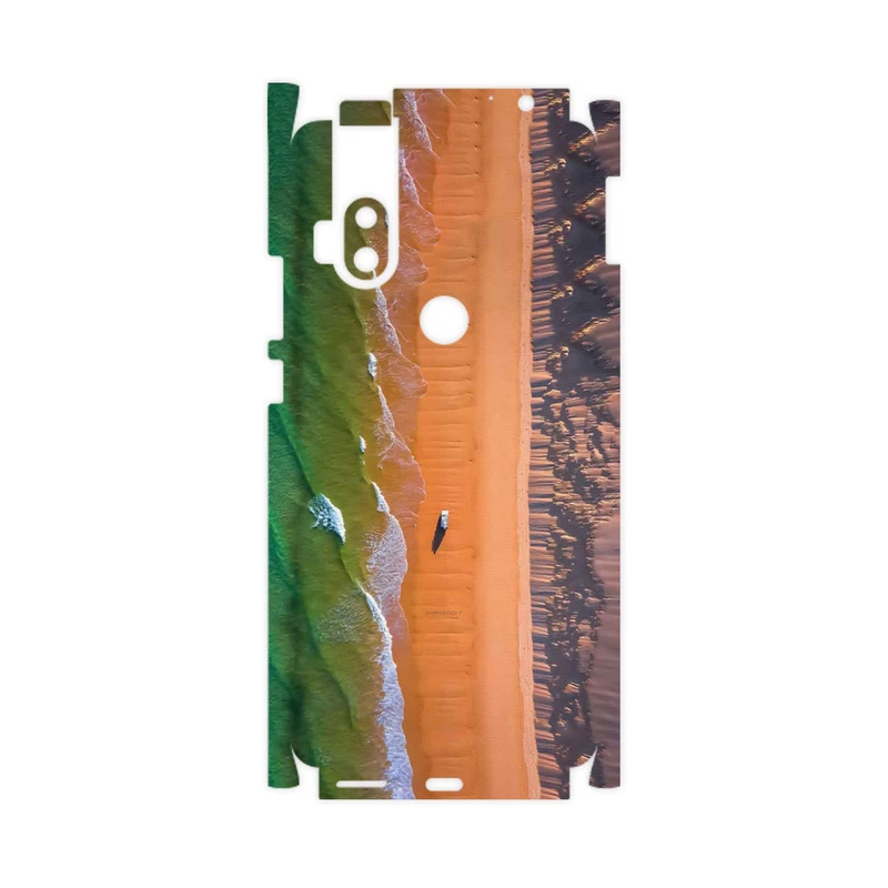 برچسب پوششی ماهوت مدل Beach and Green Sea-FullSkin مناسب برای گوشی موبایل موتورولا One Hyper