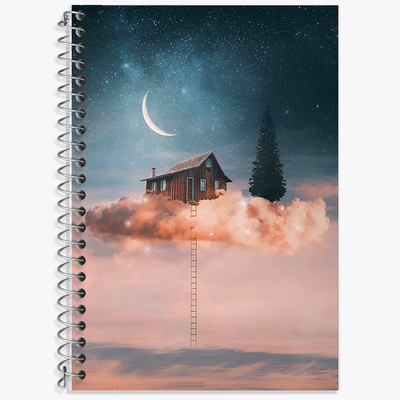 دفتر لغت 50 برگ خندالو طرح کلبه جادویی کد F6436