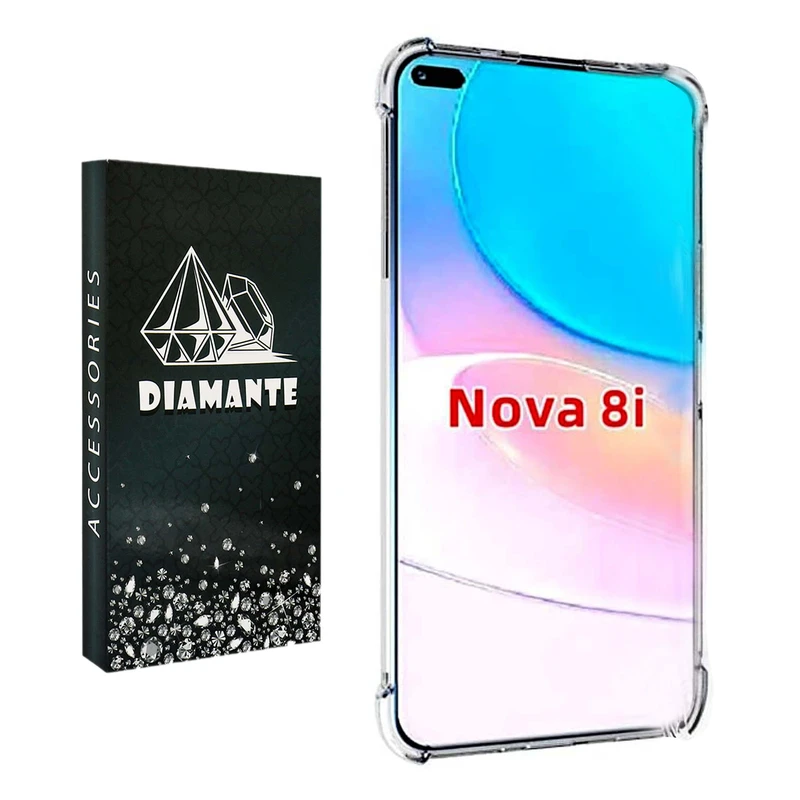 کاور دیامانته مدل Bianco Navy مناسب برای گوشی موبایل آنر 50 Lite