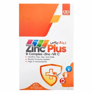 کپسول زینک پلاس دکتر گیل بسته 30 عددی