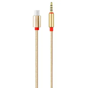 کابل تبدیل USB-C به AUX کین مدل KY126 طول 1 متر