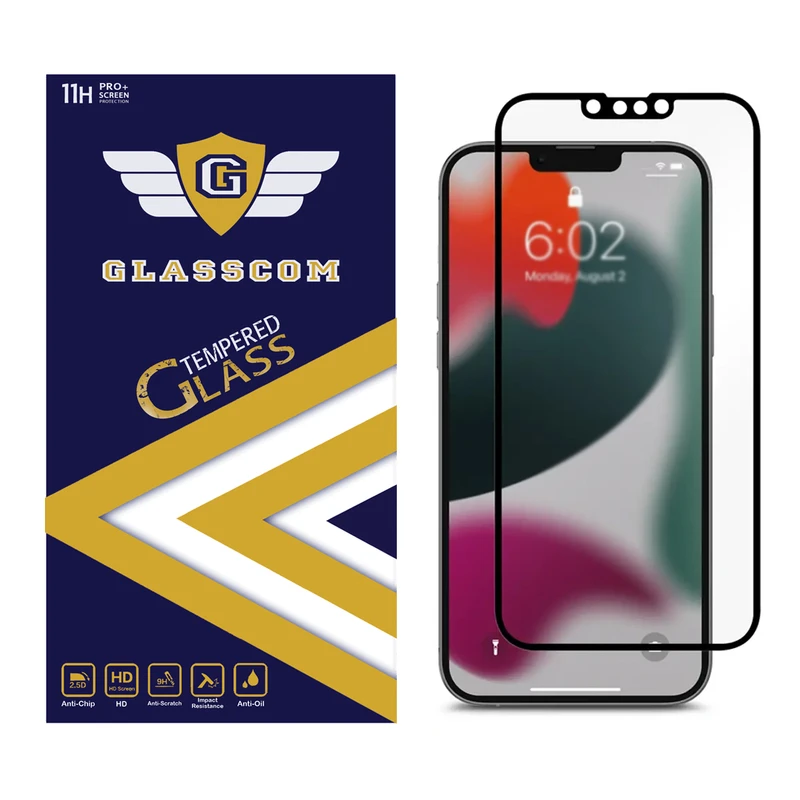 محافظ صفحه نمایش سرامیکی مات گلس کام مدل GC-i13MaxMT مناسب برای گوشی موبایل اپل iPhone 13ProMax