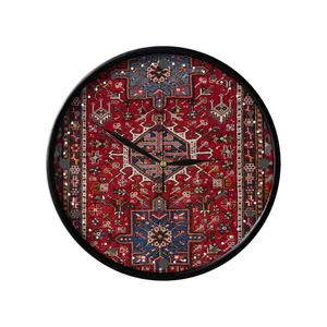 ساعت دیواری مدوپد طرح فرش قرجه مدل C-Gharche02