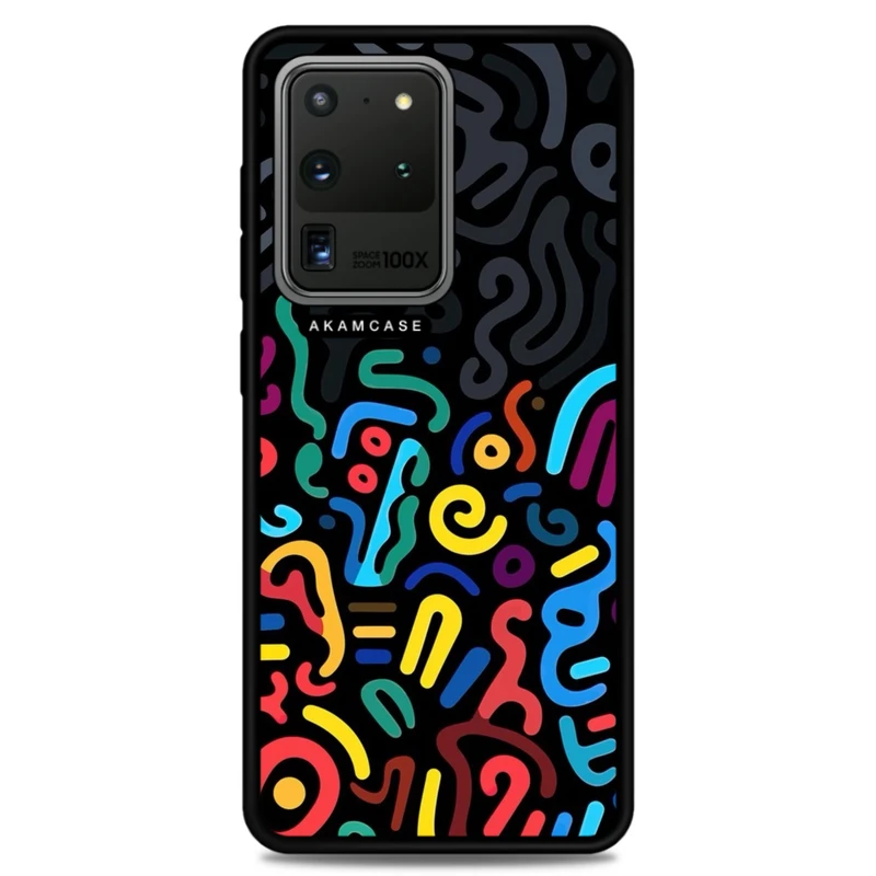 کاور آکام مدل AMC-WSGS20U-DOODLE8 مناسب برای گوشی موبایل سامسونگ Galaxy S20 Ultra