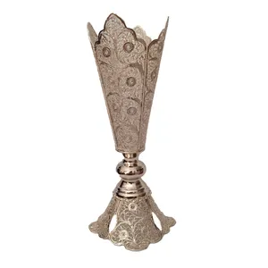 گلدان ملیله کاری مدل تاج لوزی کد407