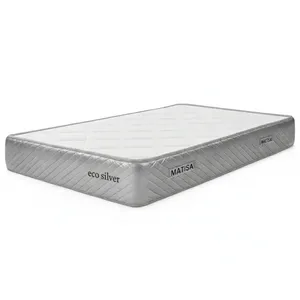 تشک طبی فنری ماتیسا مدل اکو سیلور دو نفره سایز 200×180 سانتی‌متر