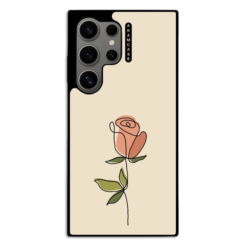 کاور آکام مدل AMC-WSGS24U-FLOWERS-21 مناسب برای گوشی موبایل سامسونگ Galaxy S24 Ultra