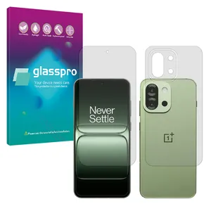 Glass Pro Resistant model matte screen protector suitable for OnePlus 13s mobile phone along with the back protector