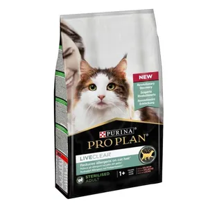 غذای خشک گربه پروپلن مدل PROPLAN LIVECLEAR Sterilised +1 Adult Cat Salamon وزن 1.4 کیلوگرم
