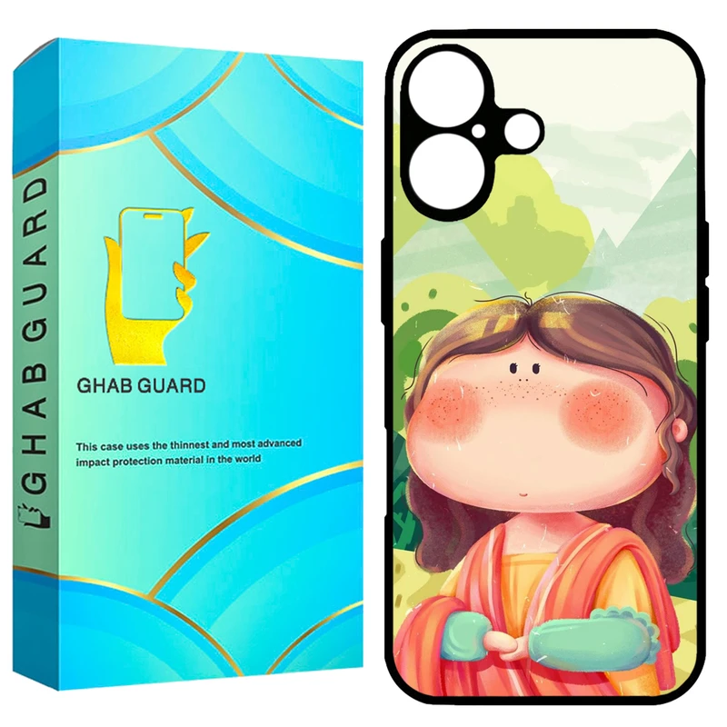 کاور قاب گارد طرح مونالیزا مدل GCHP16 مناسب برای گوشی موبایل اپل iPhone 16 