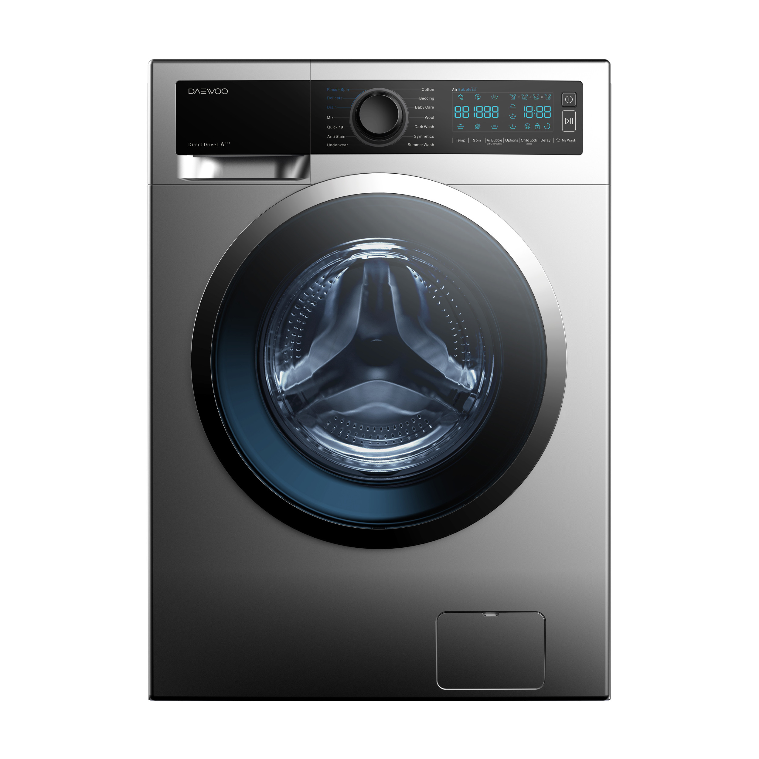 ماشین لباسشویی دوو مدل DWK-ZL860SB ظرفیت 8 کیلوگرم ماشین لباسشویی دوو مدل DWK-ZL860SB ظرفیت 8 کیلوگرم