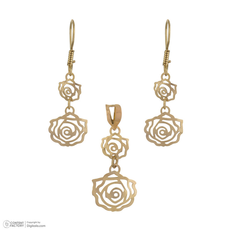 نیم ست طلا 18 عیار زنانه مایا ماهک مدل MS0708 نیم ست طلا 18 عیار زنانه مایا ماهک مدل MS0708