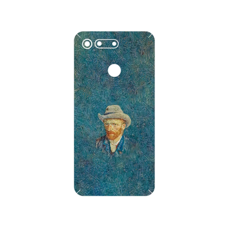 برچسب پوششی ماهوت مدل Self portrait with a gray felt hat مناسب برای گوشی موبایل آنر View 20