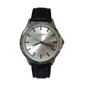 ساعت مچی عقربه‌ای مردانه لاروس مدل کلاسیک چرمی کد46