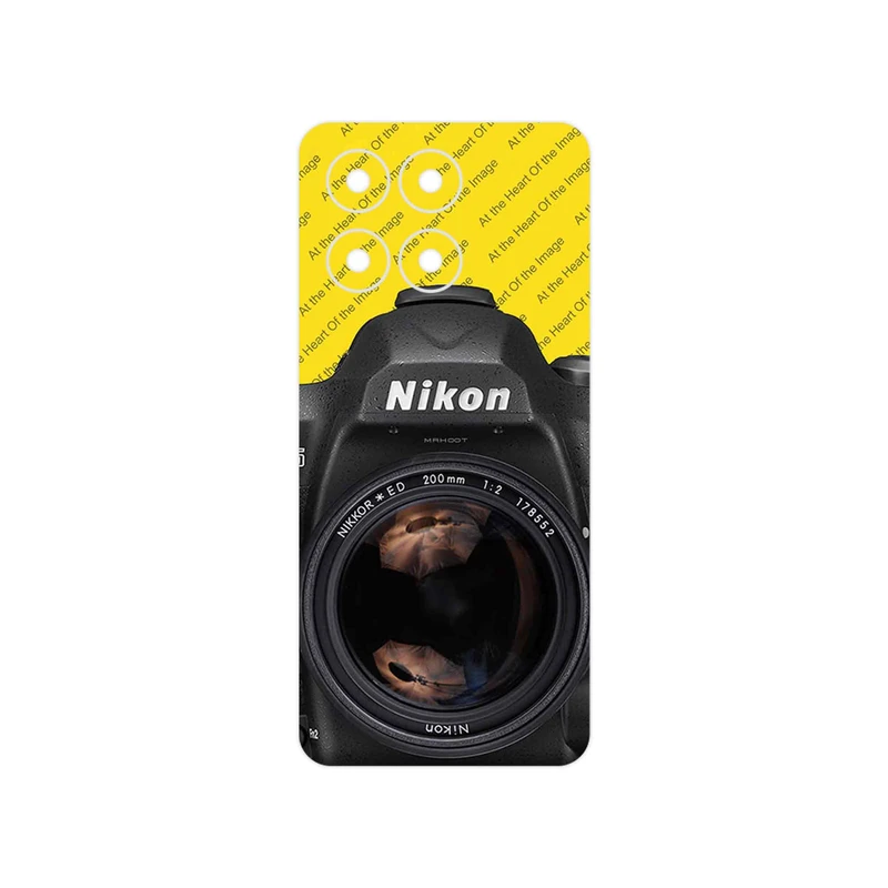 برچسب پوششی ماهوت مدل Nikon_Logo مناسب برای گوشی موبایل آنر X6a