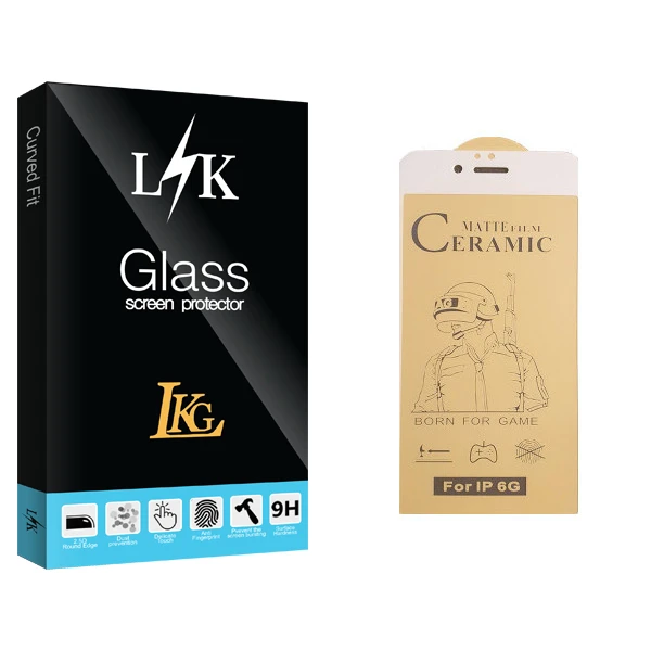 محافظ صفحه نمایش سرامیکی ال کا جی مدل LK Glass مناسب برای گوشی موبایل اپل iPhone 6
